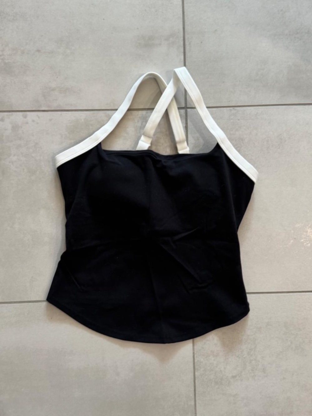 Colorblock athletic tank top